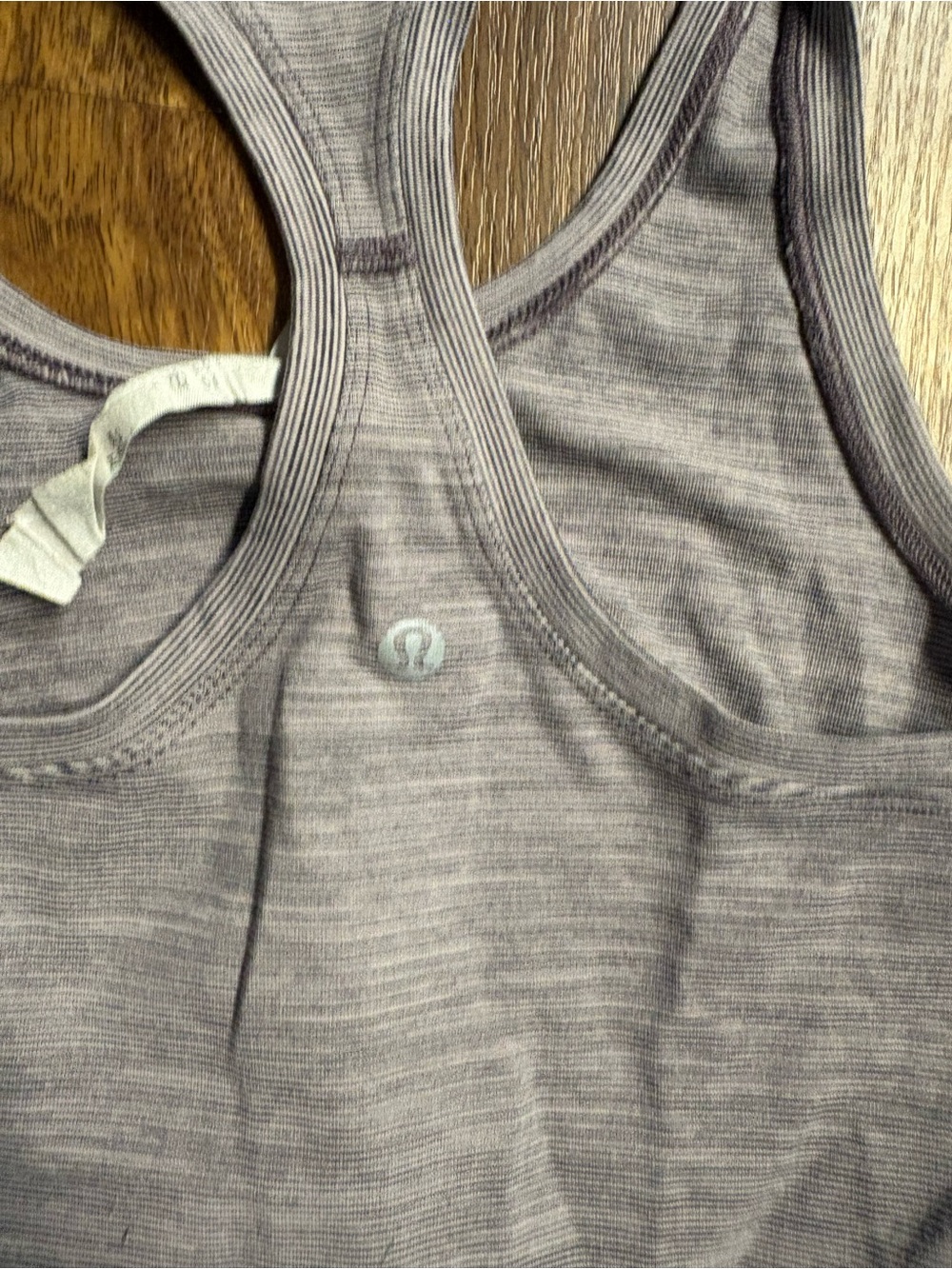 lululemon athletica Lavender Heather Racerback Tank
